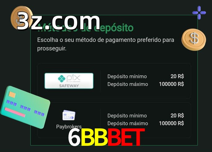 O cassino 6BBBETbet oferece uma grande variedade de métodos de pagamento